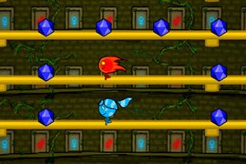 森林冰火人双人闯关小游戏