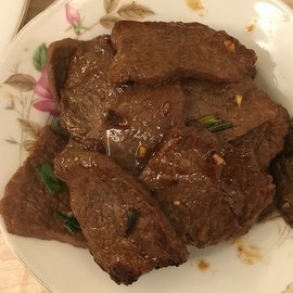 沙嗲酱小煎牛臀肉