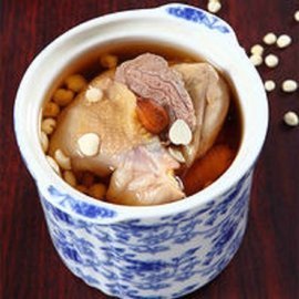 百合杏汁炖做法汤花生酱巧克力饼干的鹧鸪君之图片