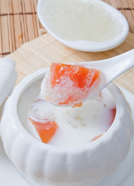 牛奶木瓜炖燕窝