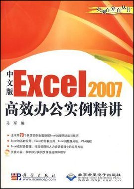 中文版Excel2007高效办公实例精讲