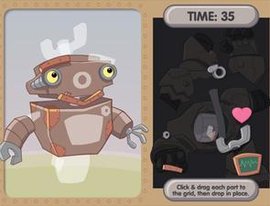 拼装玩具机器人