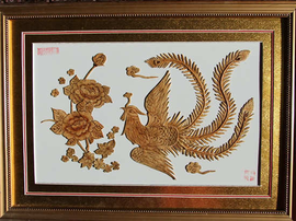 洛川苹果框架工艺品结构装配式树皮图纸图片
