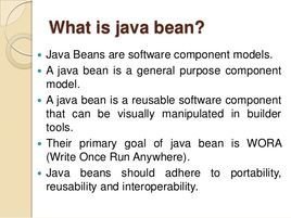 javaBean