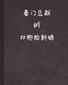 豪门总裁的双胞胎新娘