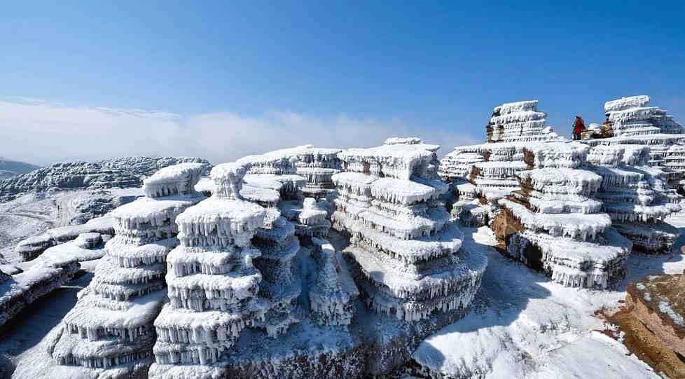 银装素裹绝美雪景 中华大地宛如仙境