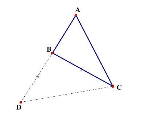 如何证明三角形任意两边之和大于第三边_360
