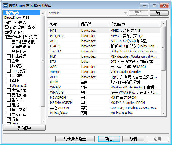FFDShow MPEG-4 Video Decoder