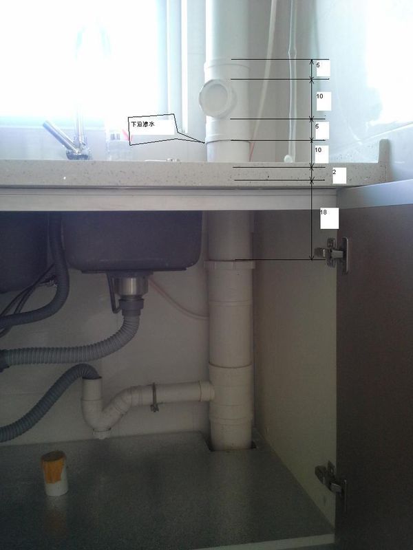 厨房下水管(立管),检查口管件下沿渗水,怎么处