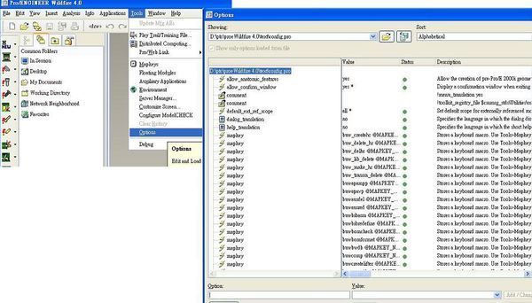 怎么样把已经安装好的PROE4.0英文版变成中