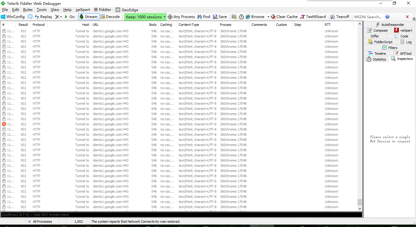 为什么要一直访问http clients1 google com 443 360社区