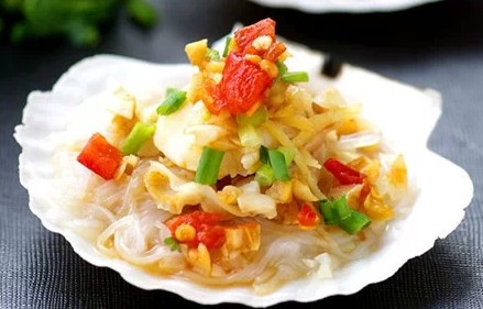 粉丝家宴蒜蓉粉丝蒸扇贝