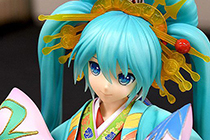 初音未来歌舞伎花魁手办 豪华盛装配色超艳丽
