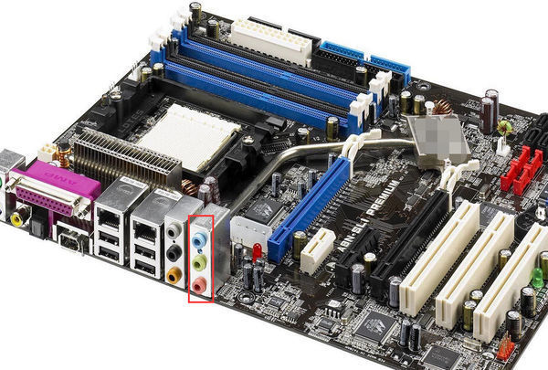 电脑后面的红蓝绿插口,分别用来插什么的?_36