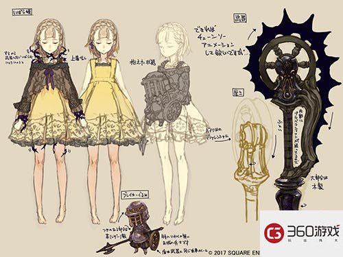 橫尾太郎监制 SE手游新作《SINoALICE》人设曝光