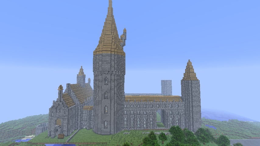 Minecraft-建设霍格沃兹城堡
