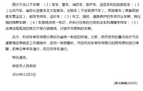 保定明天限什么号_360问答