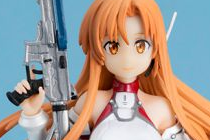 《刀剑神域》亚丝娜持枪手办 女神火力全开