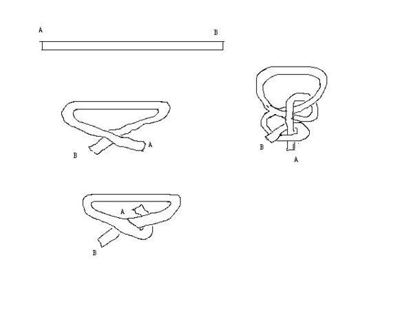 跆拳道白带系法。_360问答