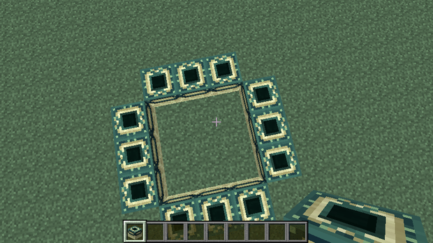 问我的世界末地门到底怎么做?给视屏或图片或