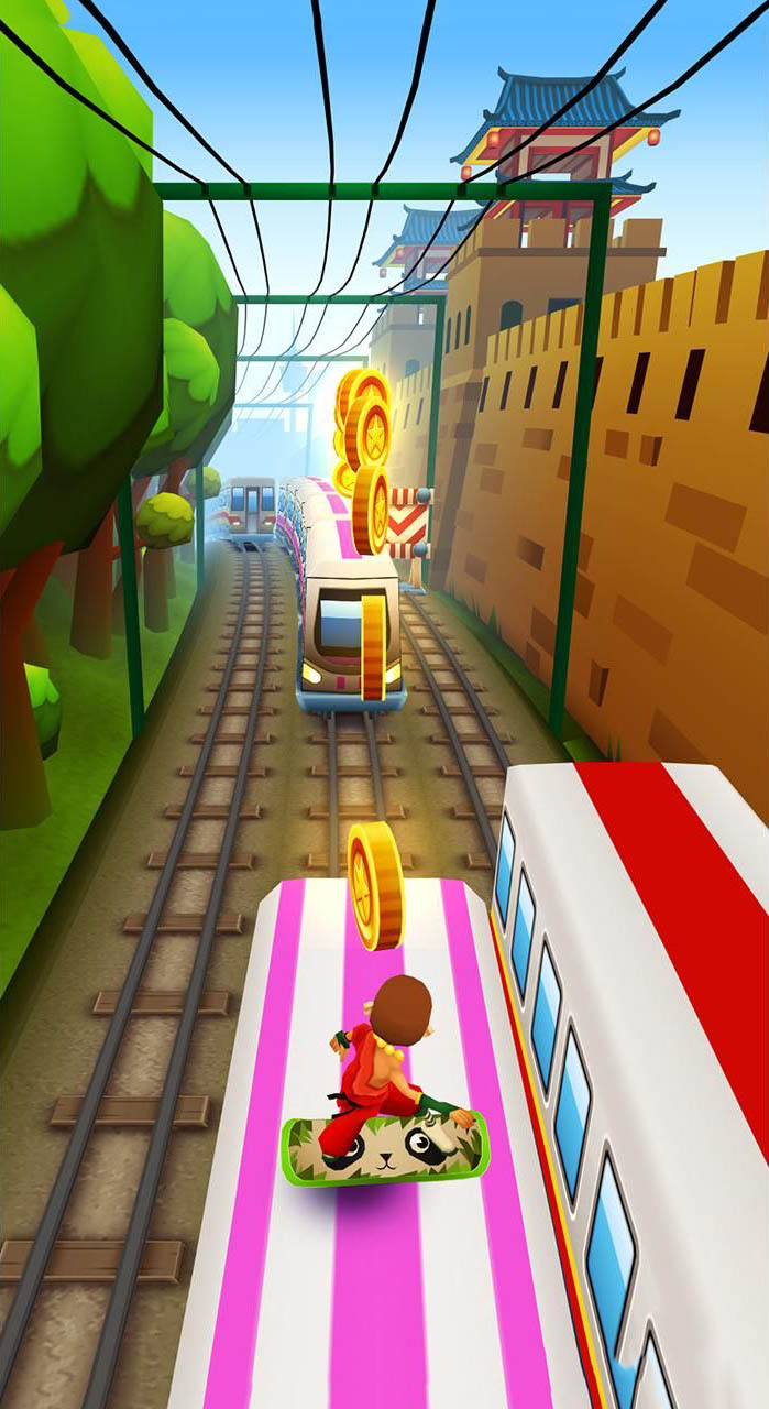 铁路跑酷 subway surfers v1.50.2 锁定金币和钥匙 解锁人物,滑板