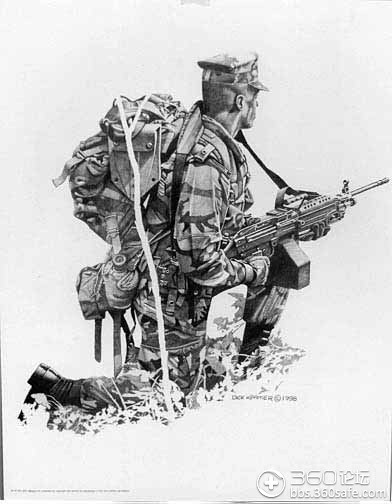 八卦——精美的各国特种部队手绘图