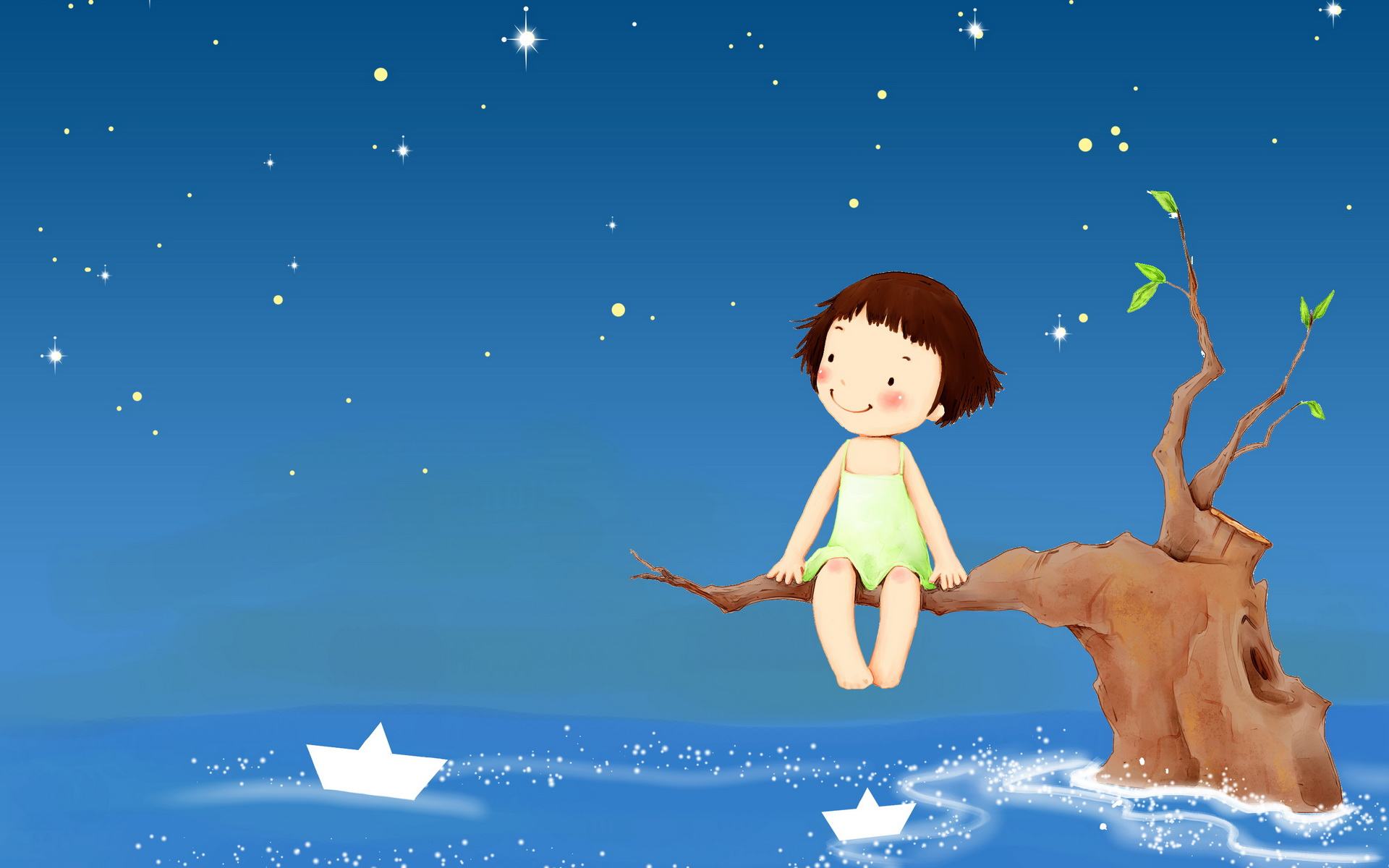 360资源组可爱卡通童话世界1920x1200