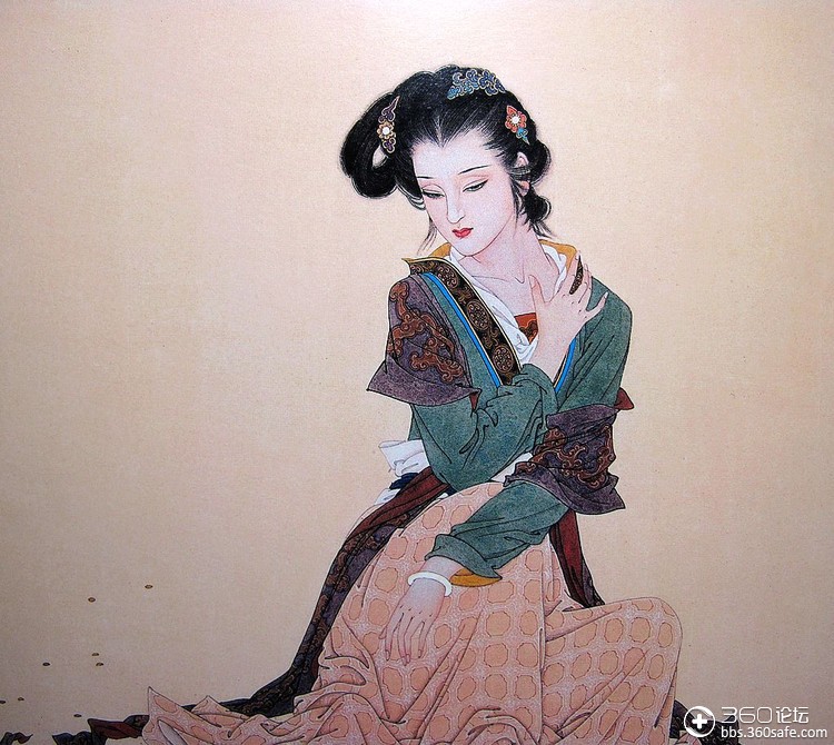 项维仁工笔仕女图(二)