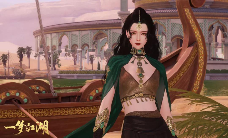 张傲月,党妹化身伽蓝 演绎《一梦江湖》超飒新门派