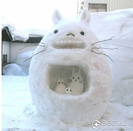 可爱的雪雕,这个动物叫啥?