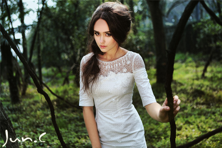 西洋迷人美少女