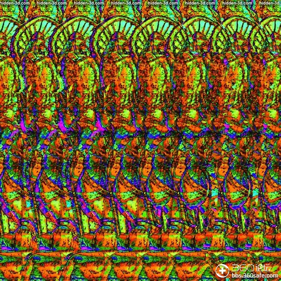 裸眼3d图你能看出是什么吗