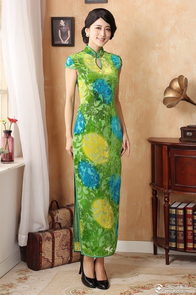 张力文老上海时尚经典旗袍(7)