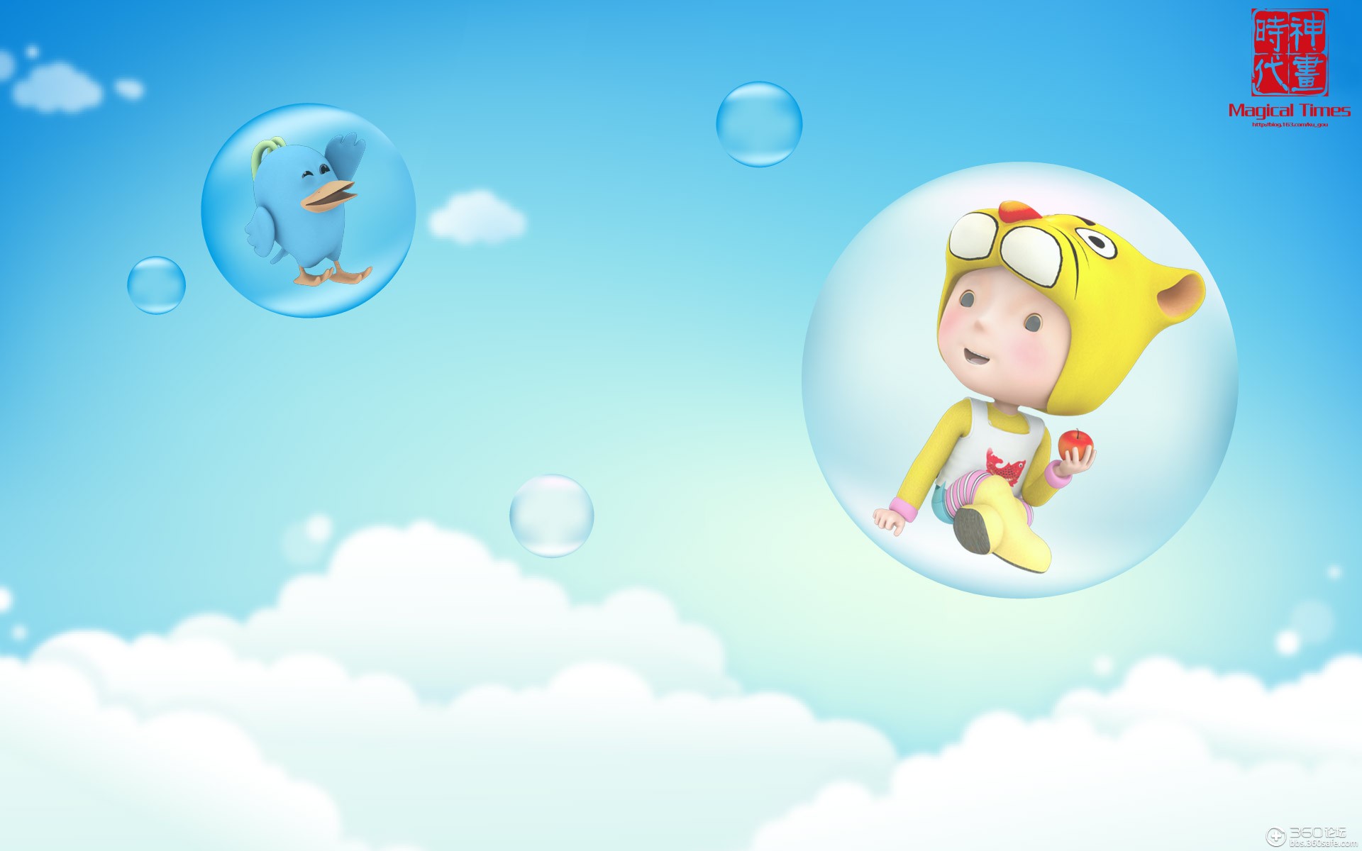 卡通酷狗家族精美壁纸