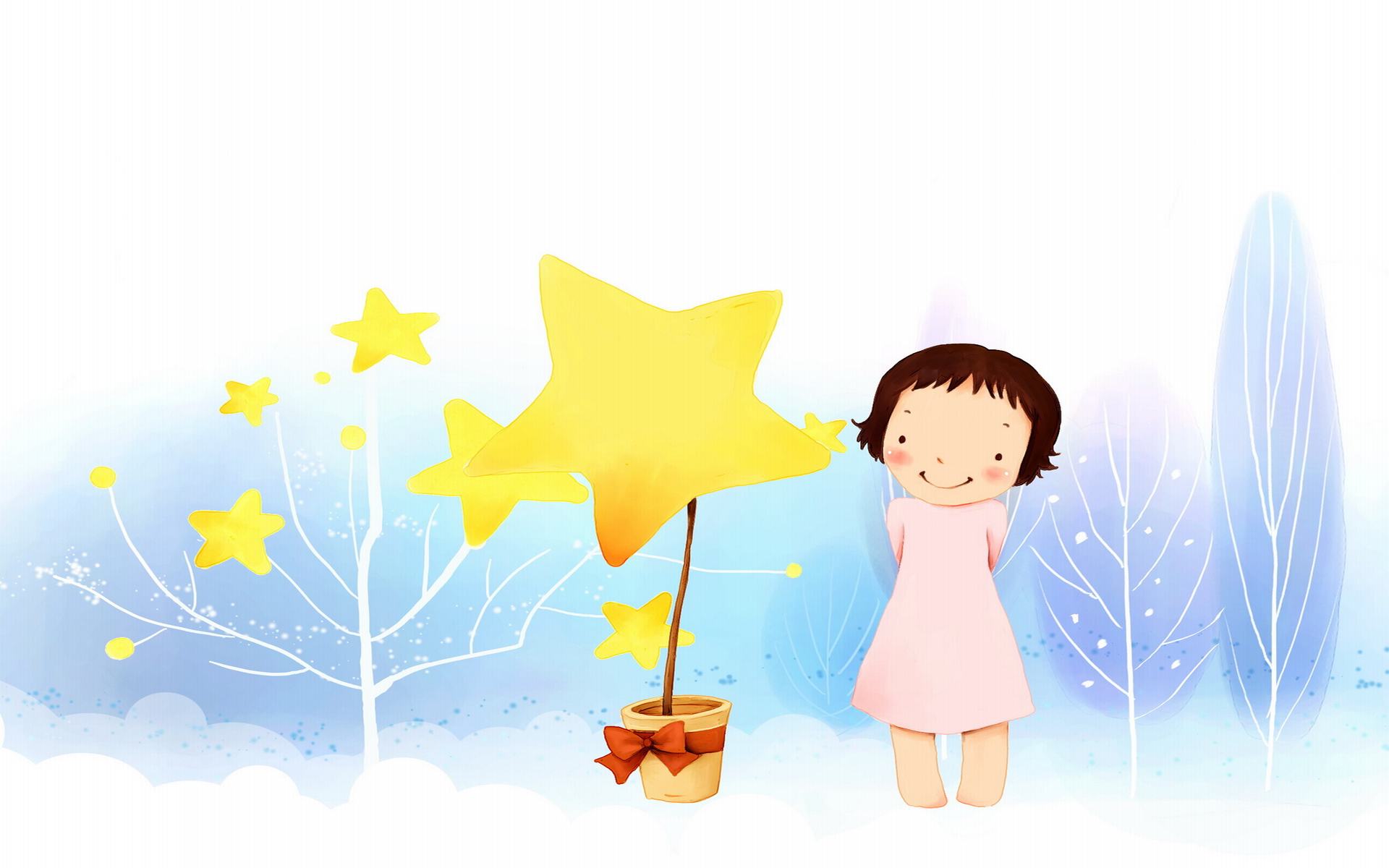 360资源组可爱卡通童话世界1920x1200