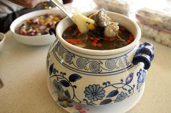 八卦羊肾红参粥益气壮阳