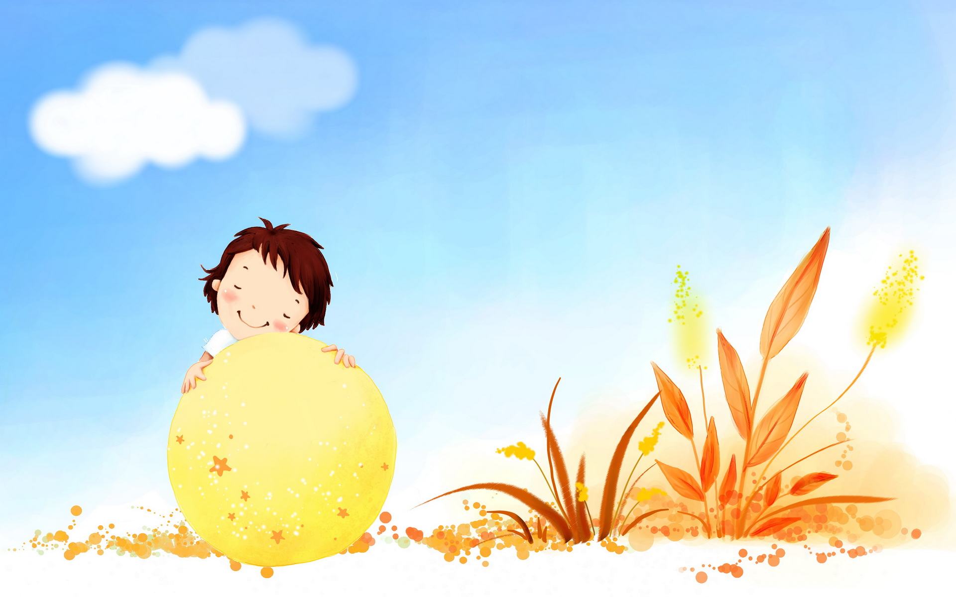 360资源组可爱卡通童话世界1920x1200