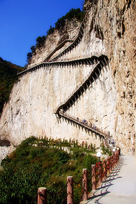 绵山天路--山西