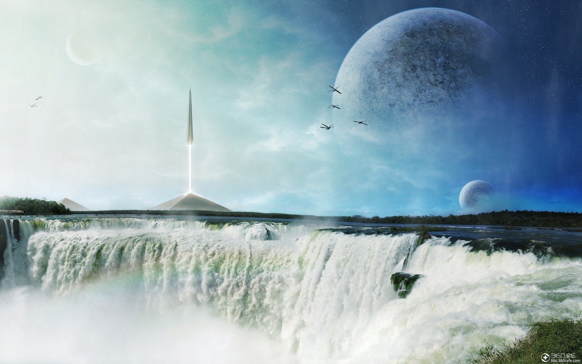 【高清壁纸】美丽梦幻风景壁纸,快来快来~_360社区