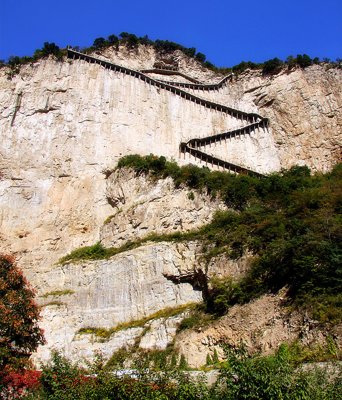 绵山天路--山西