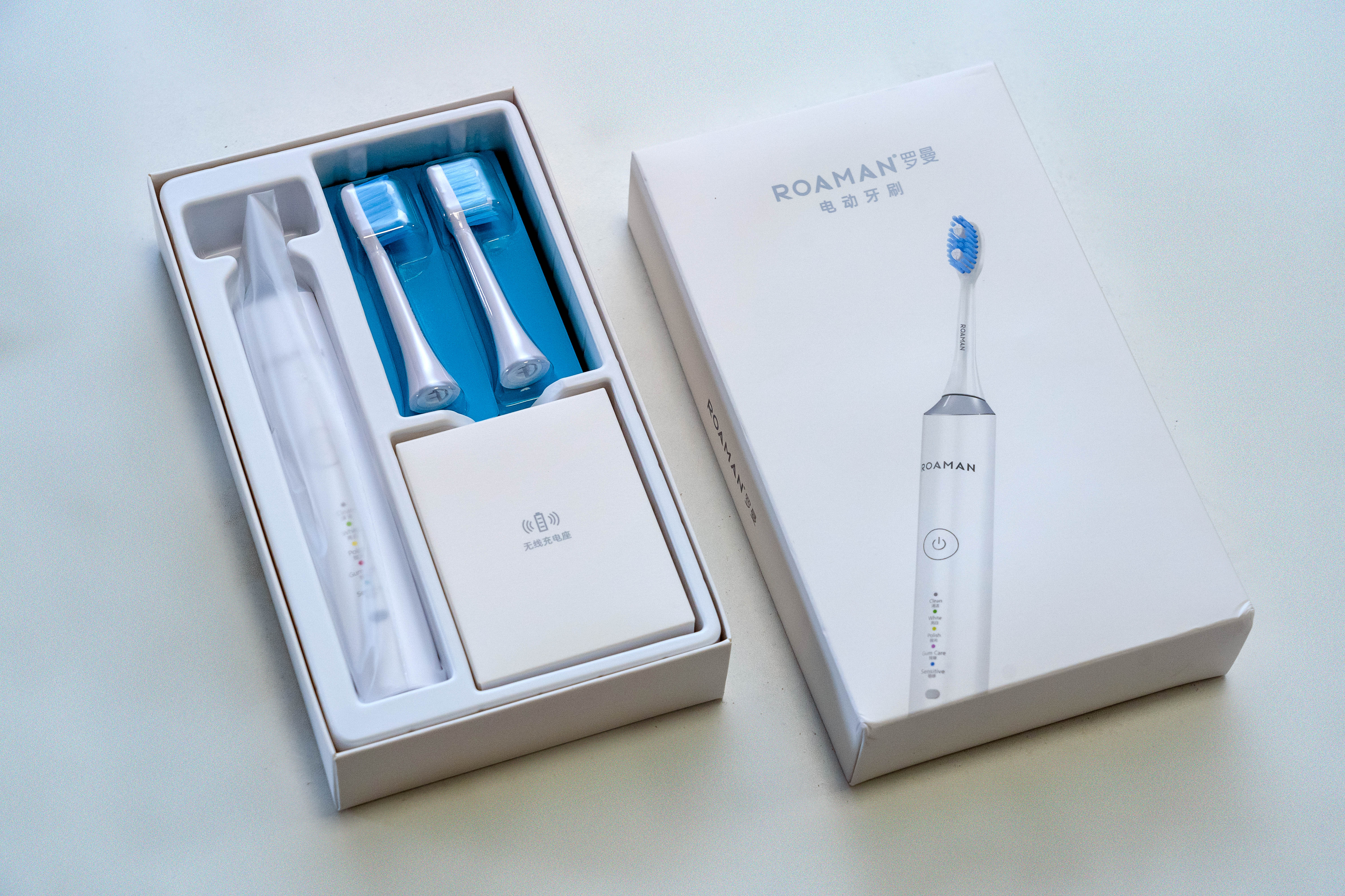 【第212期】roaman罗曼e7电动牙刷评测:洁齿护龈功效专业