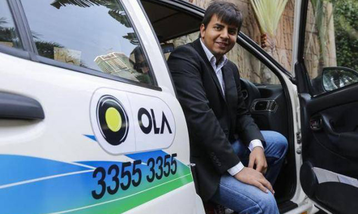 日本软银25亿美元加码印度共乘巨头ola