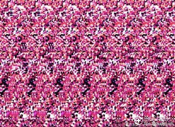 裸眼3d图你能看出是什么吗