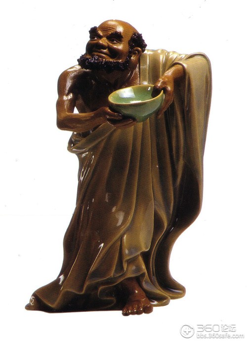 八卦诺迦跋哩陀尊者举钵罗汉