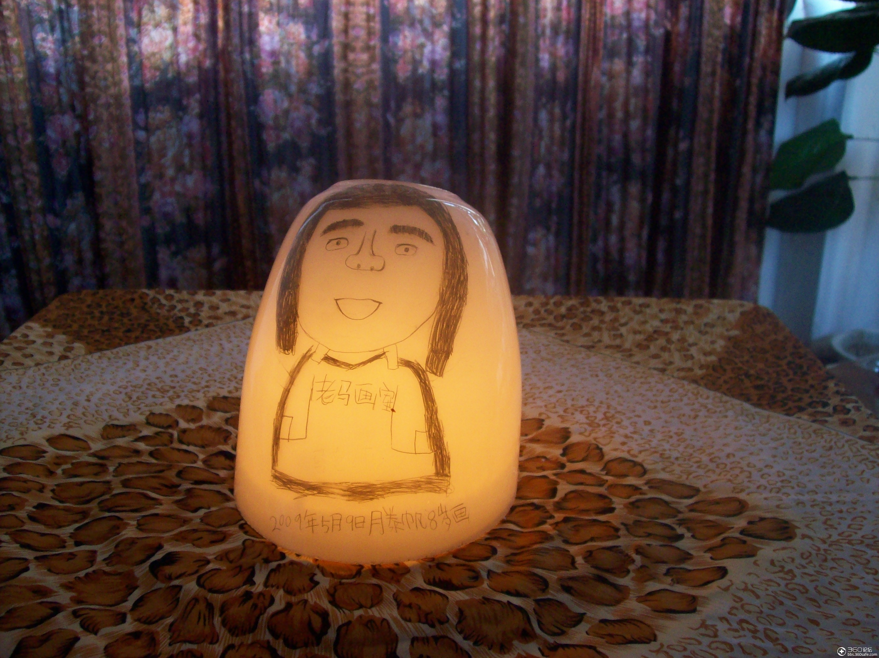 主题名称:烛光里的老师