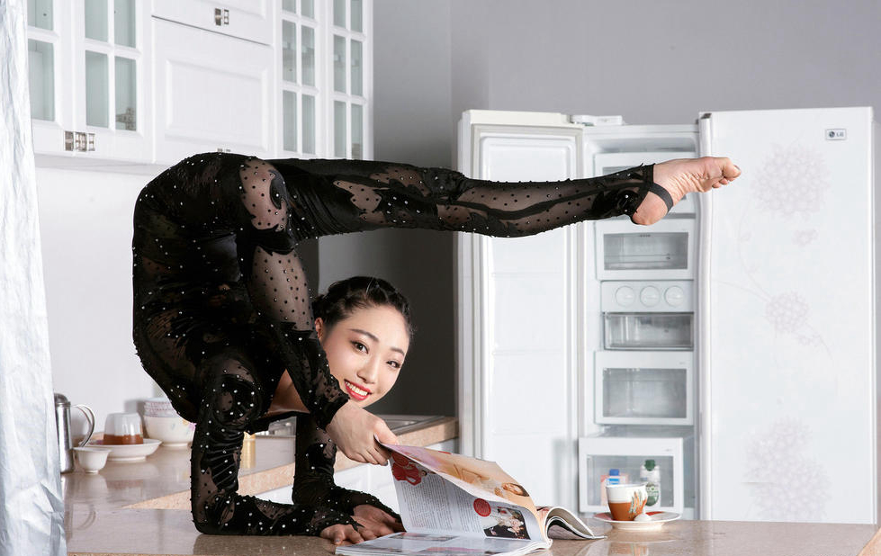 柔术女王极限动作