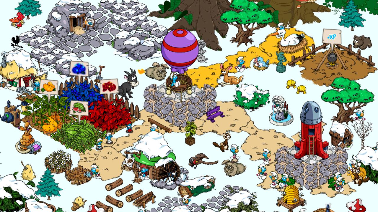 蓝精灵村庄smurfsvillagev170a蓝精灵为主角