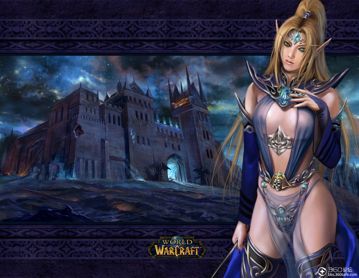 魔兽世界 通灵学院的女boss壁纸集