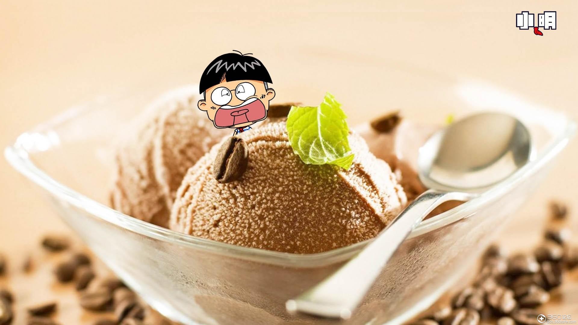 小明可爱卡通高清宽屏桌壁纸 三