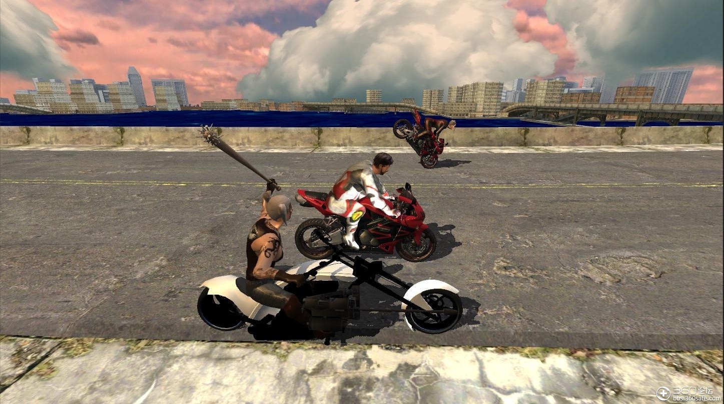 暴力摩托系列第三部】《暴力摩托3》驾驶一辆摩托车,然